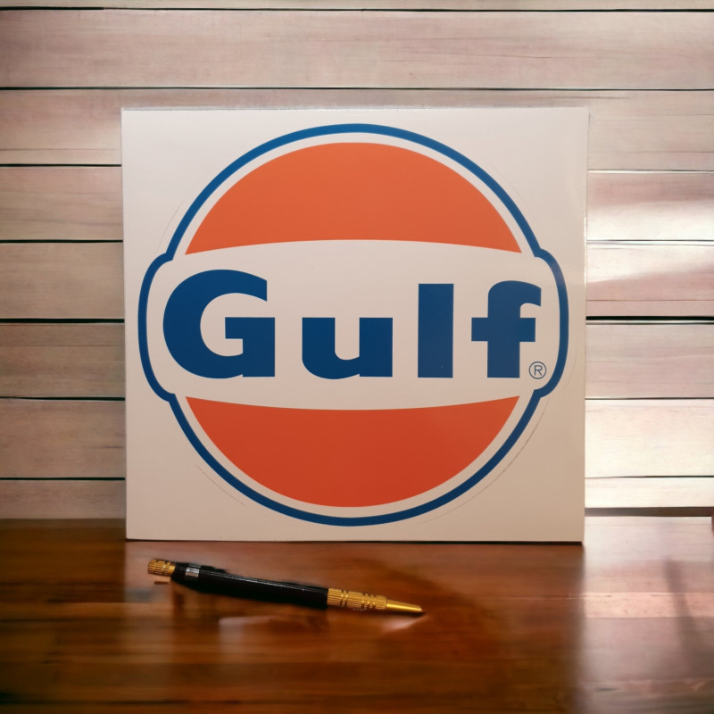 Déstockage] Stickers Autocollant Gulf